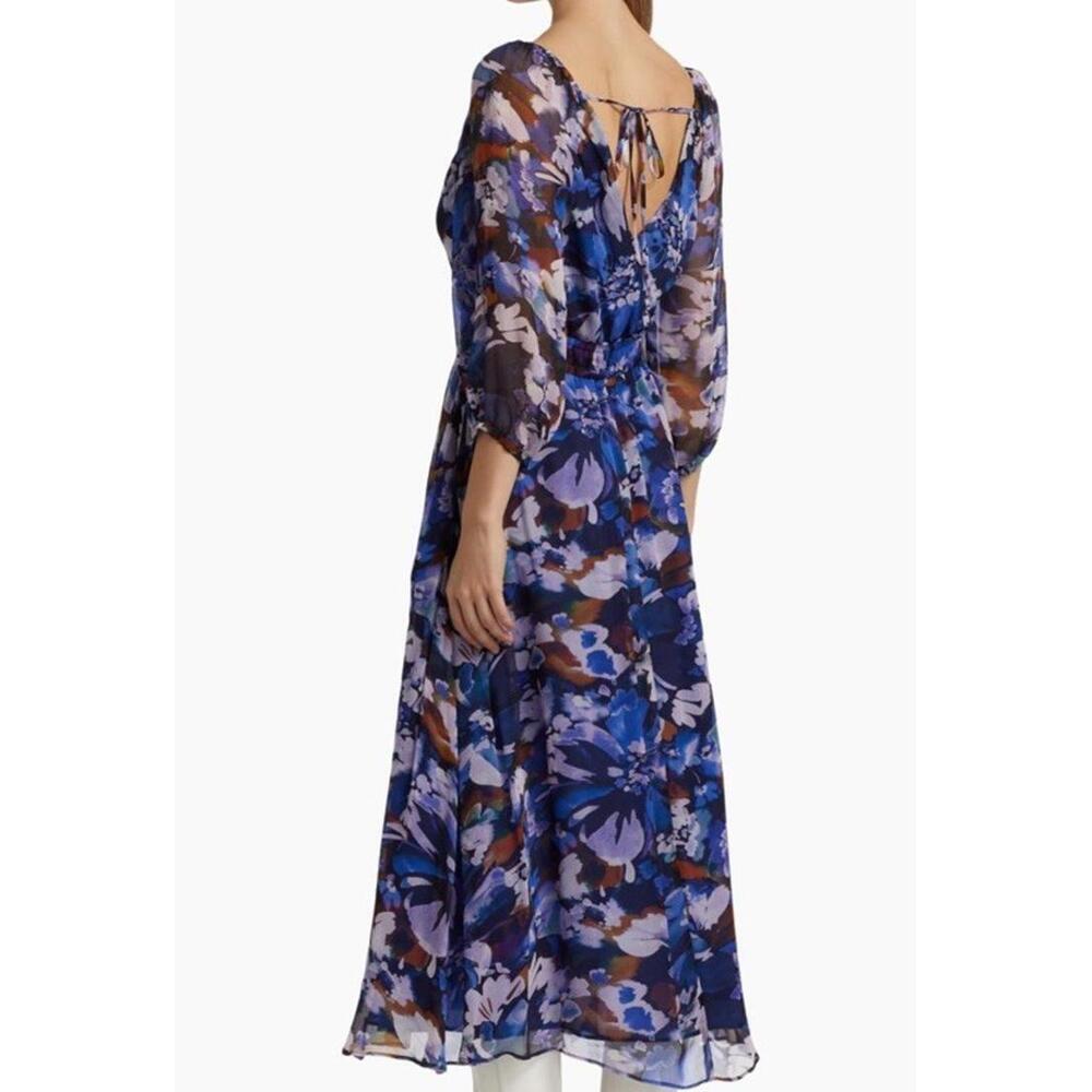 $267 Derek Lam 10 Crosby Women's V-Neck Floral Maxi Dress Size 8 - Picture 3 of 15